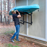 Shenandoah Kayak Storage | Outdoor Adjustable Rack | 2 Levels-Wall Mounted-Grease Monkey Garage