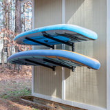 Shenandoah Kayak Storage | Outdoor Adjustable Rack | 2 Levels-Wall Mounted-Grease Monkey Garage