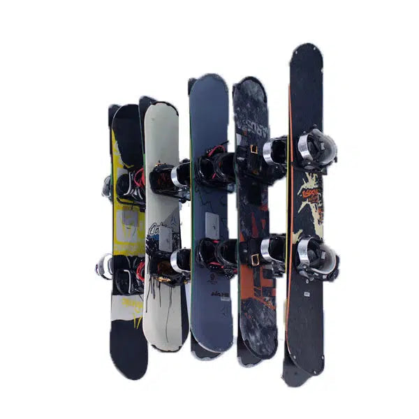 Ski, Snowboard, Surfboard | Wall Storage Rack System Home Garage Rail and Track Hanger-Grease Monkey Garage