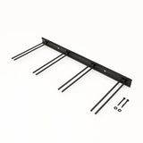 Snowbasin Ski Storage Rack | Holds 8 Pairs of Skis-Wall Mounted-Grease Monkey Garage