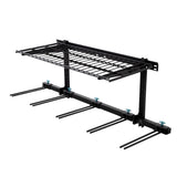 Solitude Ski + Shelf | Adjustable Wall Storage System | Holds 10 Pairs of Skis-Wall Mounted-Grease Monkey Garage