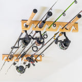 Stillwater Fishing Pole Storage Rack | Holds up to 8 Rods-Wall Mounted-Grease Monkey Garage