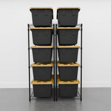 Storage Bin Rack - 2 Pack-Wire Shelving-Grease Monkey Garage