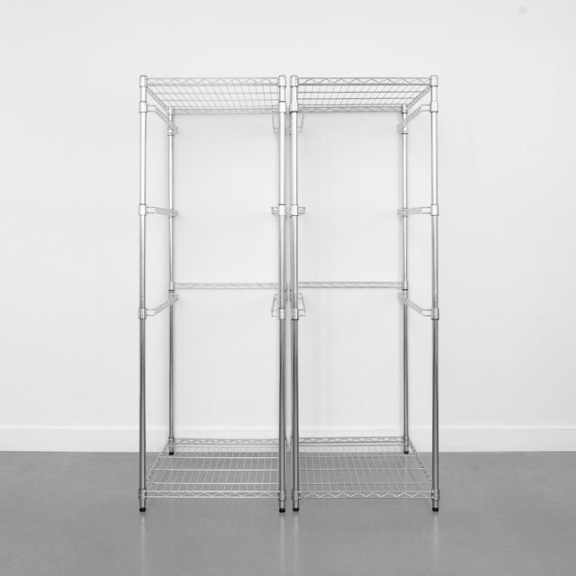 Storage Bin Rack - 2 Pack-Wire Shelving-Grease Monkey Garage