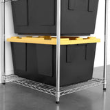 Storage Bin Rack-Wire Shelving-Grease Monkey Garage