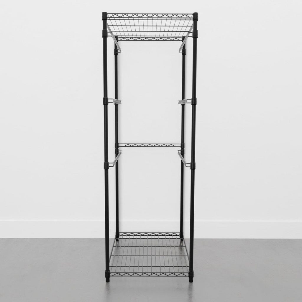 Storage Bin Rack-Wire Shelving-Grease Monkey Garage