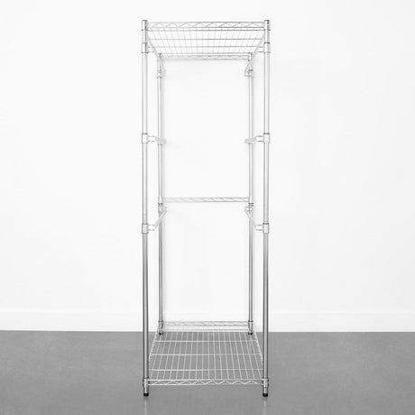 Storage Bin Rack-Wire Shelving-Grease Monkey Garage