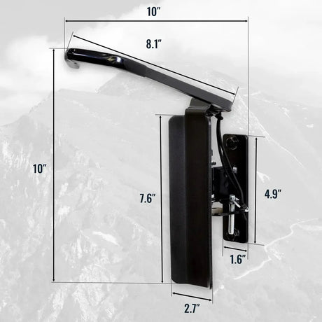 Swivel Mount Bike Storage Rack | 2 Bike Garage Wall Hooks | Mud-Wall Mounted-Grease Monkey Garage