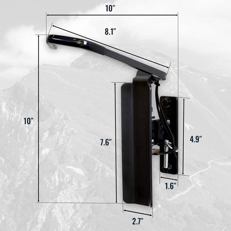 Swivel Mount Bike Storage Rack | 2 Bike Garage Wall Hooks-Wall Mounted-Grease Monkey Garage