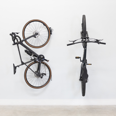 Swivel Mount Bike Storage Rack | 2 Bike Garage Wall Hooks-Wall Mounted-Grease Monkey Garage