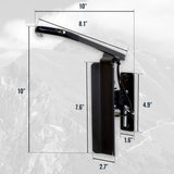 Swivel Mount Bike Storage Rack | 4 Bicycle | Garage Wall Hook | Deep Water-Wall Mounted-Grease Monkey Garage