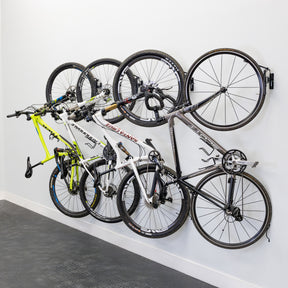 Swivel Mount Bike Storage Rack | 4 Bicycle | Garage Wall Hook | Deep Water-Wall Mounted-Grease Monkey Garage