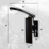 Swivel Mount Bike Storage Rack | 4 Bicycle | Garage Wall Hook | Mud-Wall Mounted-Grease Monkey Garage