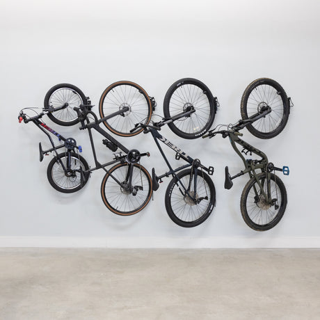 Swivel Mount Bike Storage Rack | 4 Bicycle | Garage Wall Hook-Wall Mounted-Grease Monkey Garage