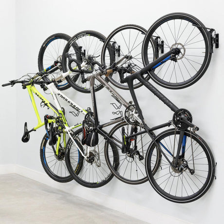 Swivel Mount Bike Storage Rack | 4 Bicycle | Garage Wall Hook-Wall Mounted-Grease Monkey Garage