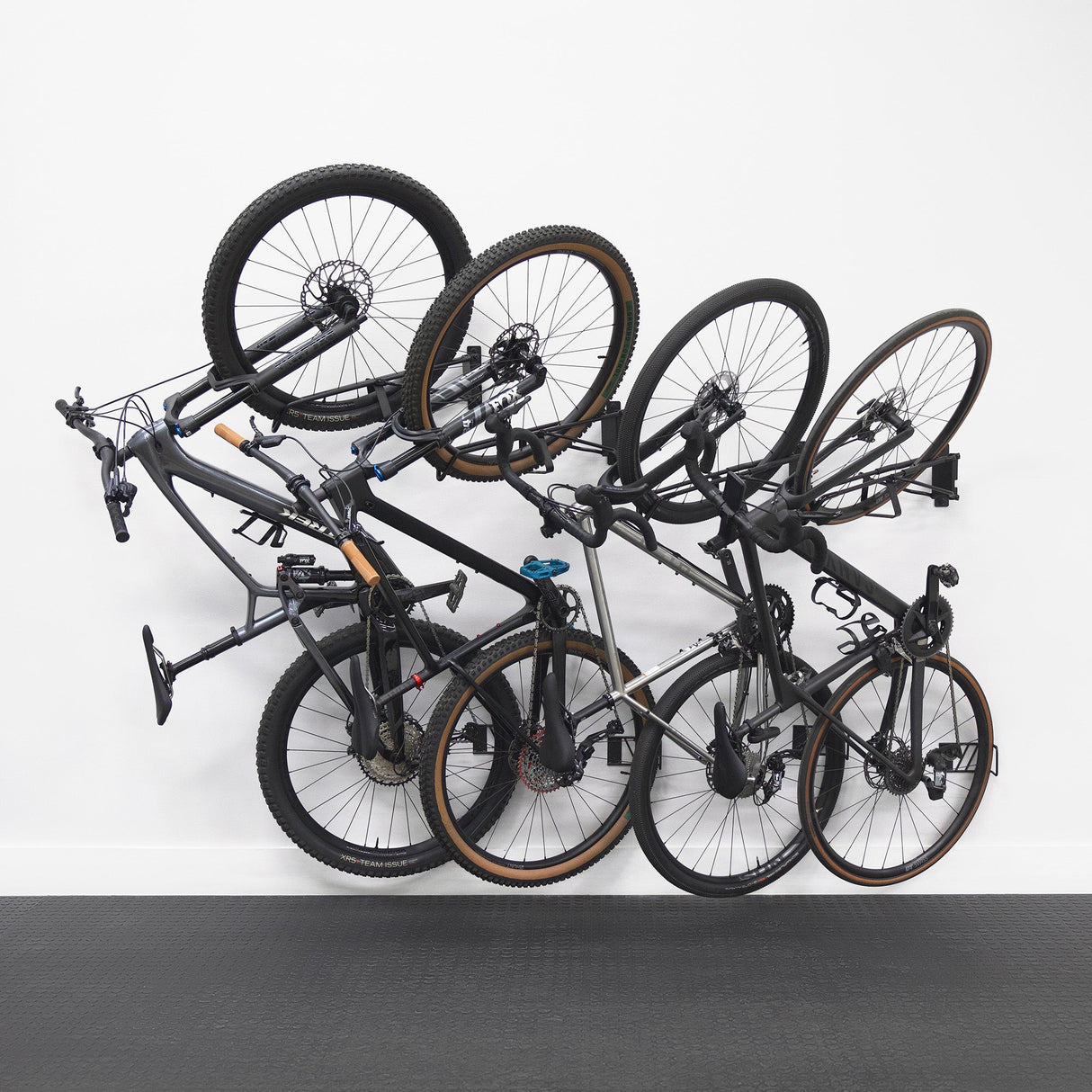 SwivelStow No-Lift Mountain Bike Rack-Wall Mounted-Grease Monkey Garage