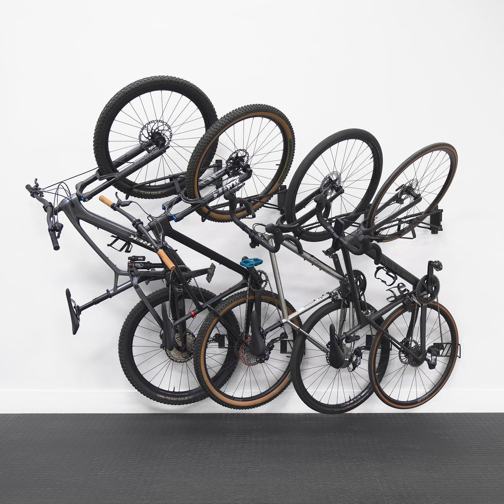 SwivelStow No-Lift Mountain Bike Rack-Wall Mounted-Grease Monkey Garage