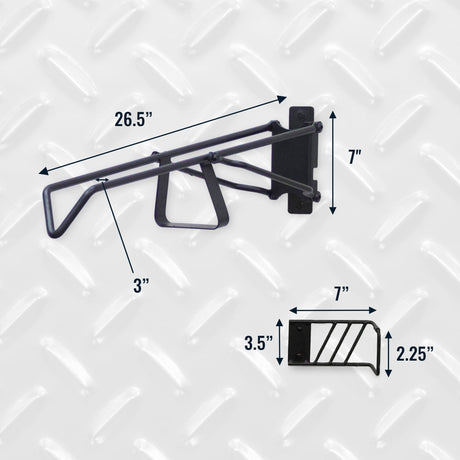 SwivelStow No-Lift Mountain Bike Rack-Wall Mounted-Grease Monkey Garage