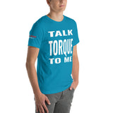 Talk Torque to Me Unisex t-shirt-Grease Monkey Garage