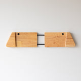 Taos Snowboard Storage | Minimalist Wood Display Rack-Wall Mounted-Grease Monkey Garage