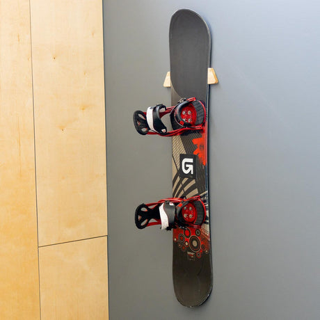 Taos Snowboard Storage | Minimalist Wood Display Rack-Wall Mounted-Grease Monkey Garage