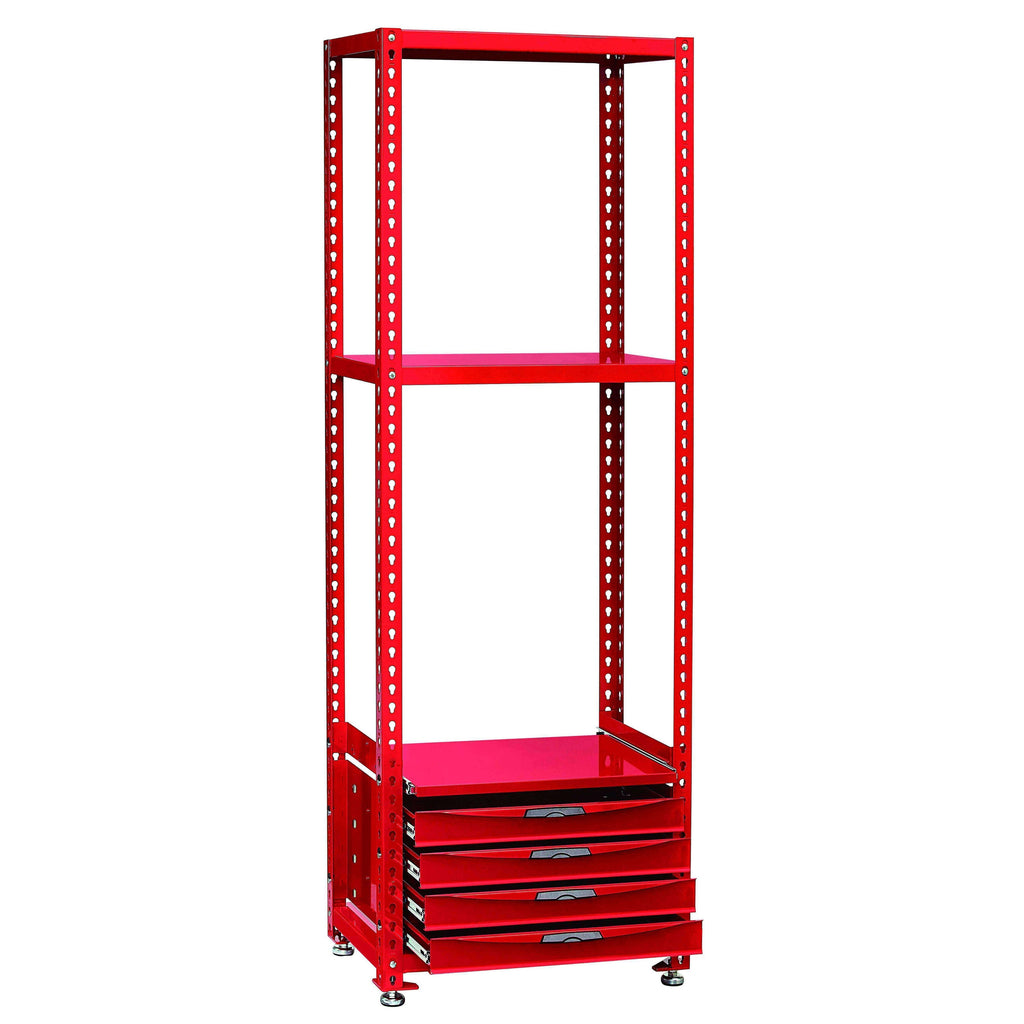 Teng Tools 52.5 inch Wide Modular Racking Shelving Unit With Drawers - RSK1350A-Workshop-Grease Monkey Garage