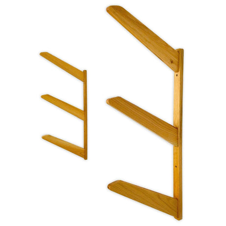 TidyTimber Snowboard Storage Wood Rack | Holds 3 Snowboards-Wall Mounted-Grease Monkey Garage