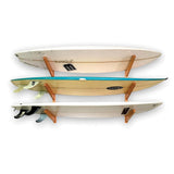 TidyTimber Surfboard Storage Wood Rack | Holds 3 Surfboards-Wall Mounted-Grease Monkey Garage