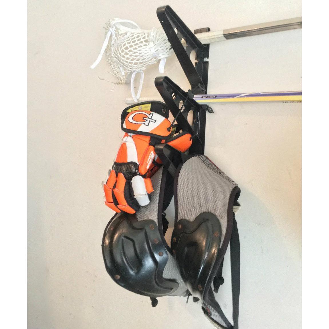 Trifecta Lacrosse Stick Storage Rack | 3 Levels-Wall Mounted-Grease Monkey Garage
