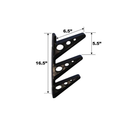 Trifecta Longboard Storage Rack | 3 Levels-Wall Mounted-Grease Monkey Garage