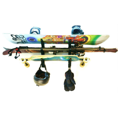 Trifecta Longboard Storage Rack | 3 Levels-Wall Mounted-Grease Monkey Garage