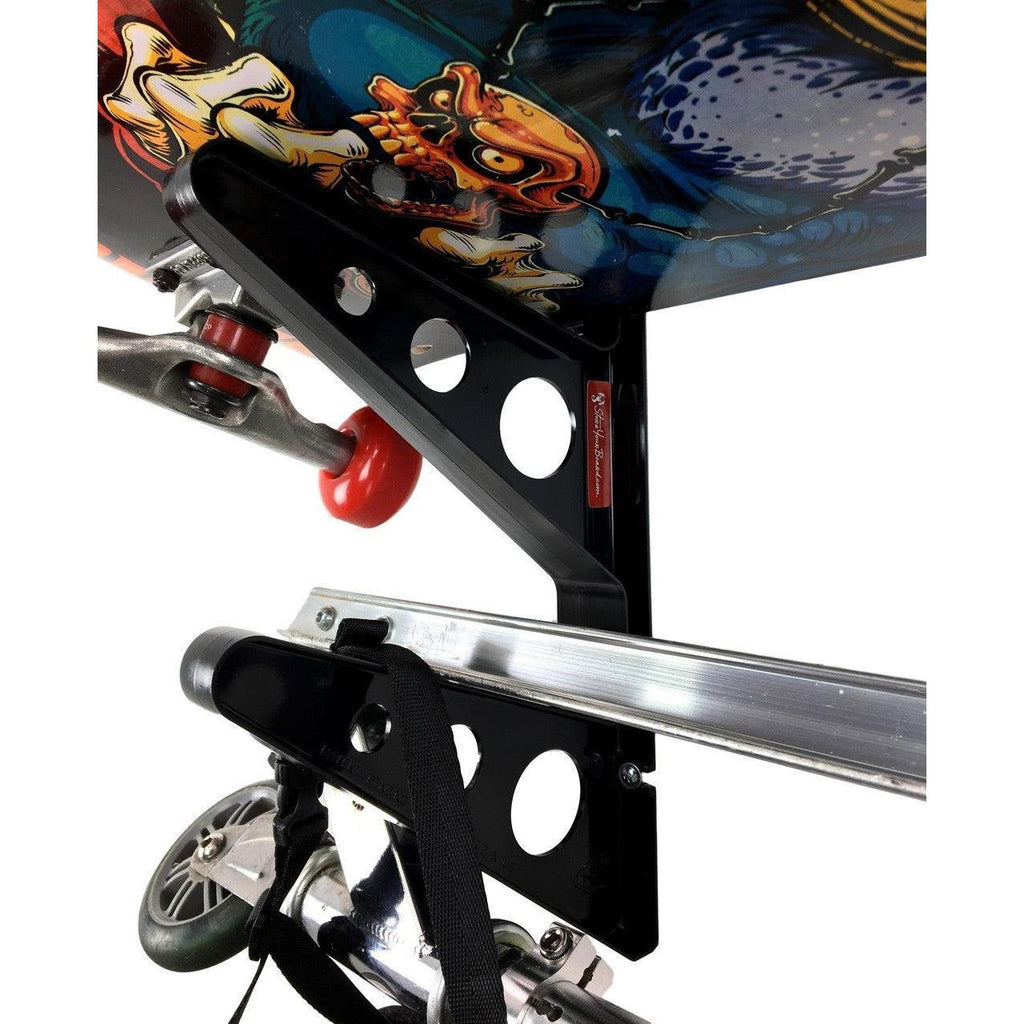 Trifecta Skateboard Storage Rack | 3 Levels-Wall Mounted-Grease Monkey Garage