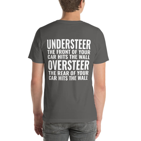 Understeer and Oversteer Unisex T-Shirt-Grease Monkey Garage