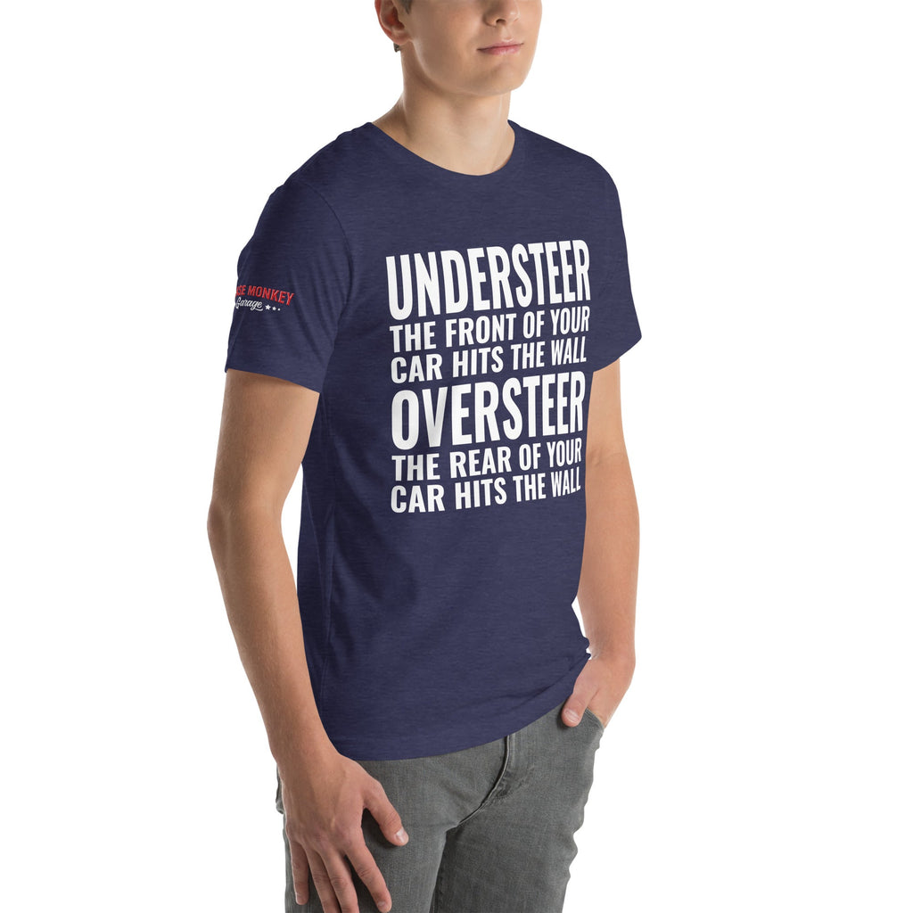 Understeer and Oversteer Unisex T-Shirt-Grease Monkey Garage