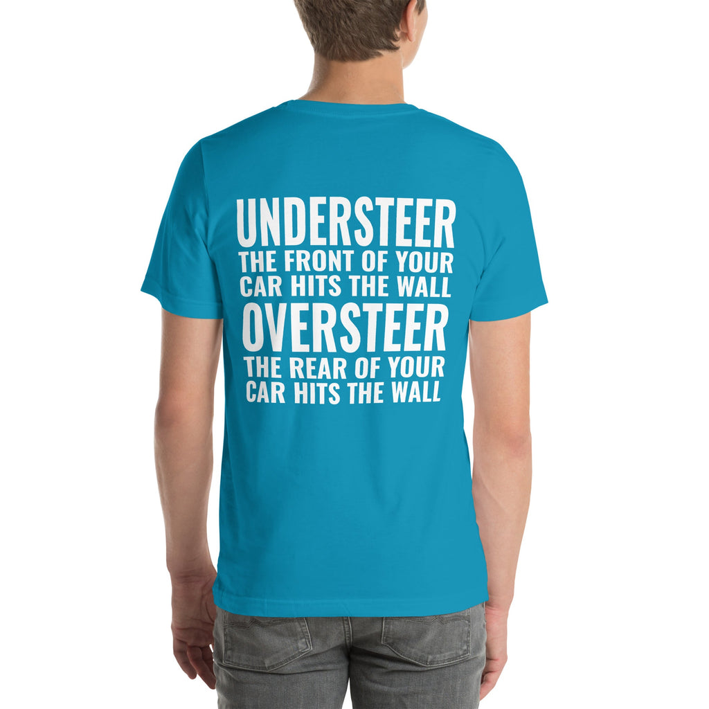 Understeer and Oversteer Unisex T-Shirt-Grease Monkey Garage