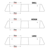 Vail Ski Display | Minimalist Wood Rack | Large-Wall Mounted-Grease Monkey Garage