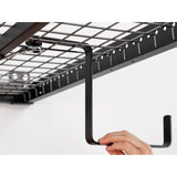 VersaRac & PWMS Multi-Pack Hanging Hooks Black (2x 4in and 2x 8in S-hooks)-Grease Monkey Garage