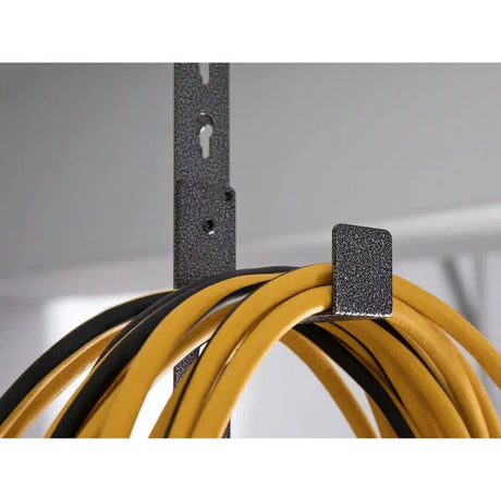 VersaRac Post Mount Hooks Black (2x 4in and 4x 2in J-hooks)-Grease Monkey Garage