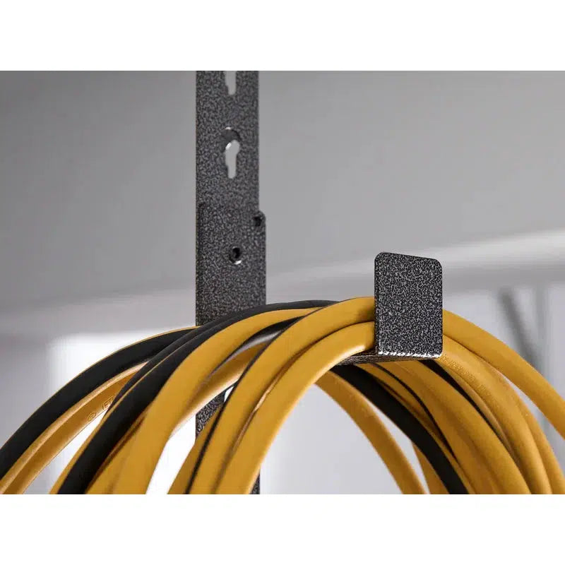 VersaRac Post Mount Hooks Black (2x 4in and 4x 2in J-hooks)-Grease Monkey Garage