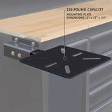 Vise Mount Accessory for U-Bracket Attachment-Grease Monkey Garage