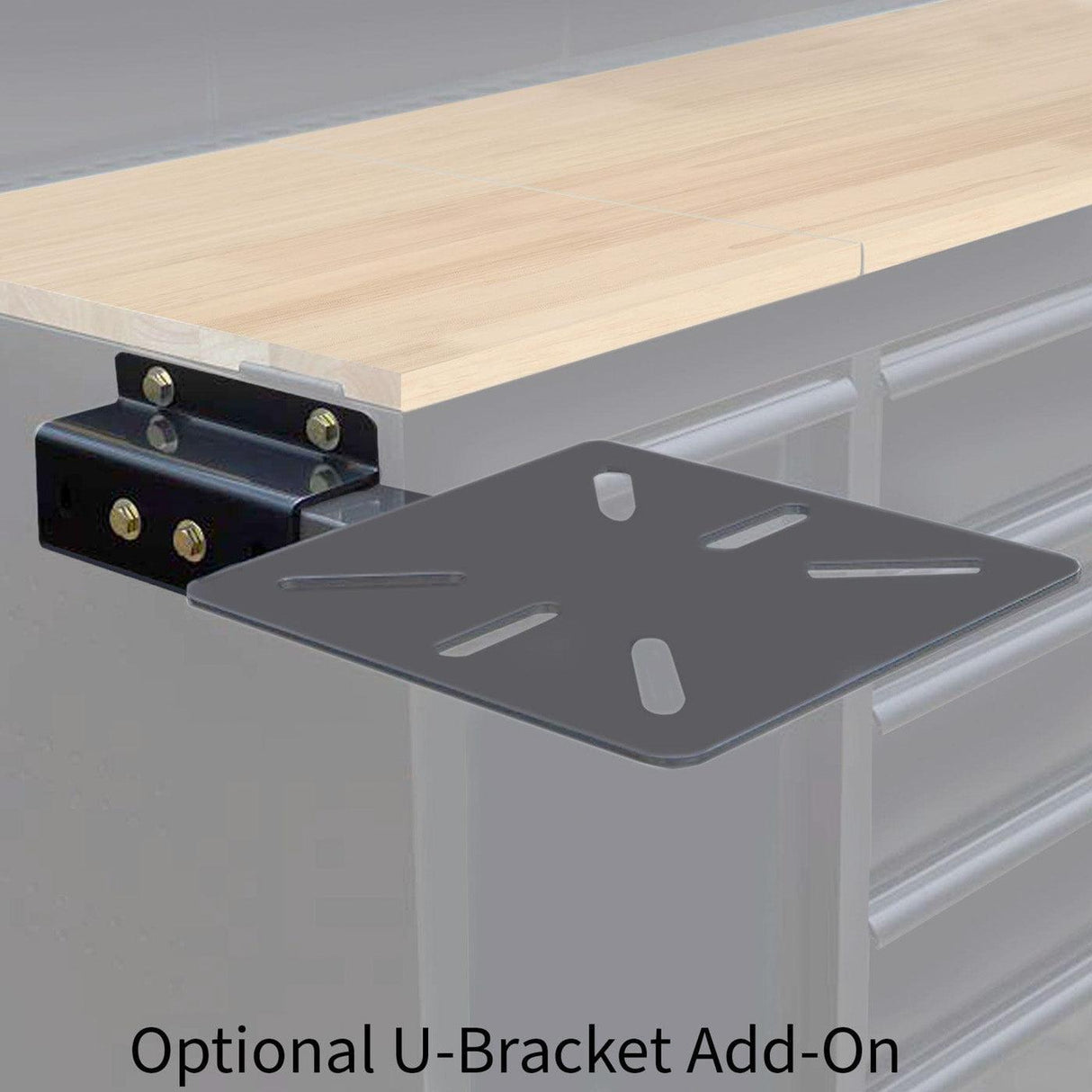 Vise Mount Accessory for U-Bracket Attachment-Grease Monkey Garage