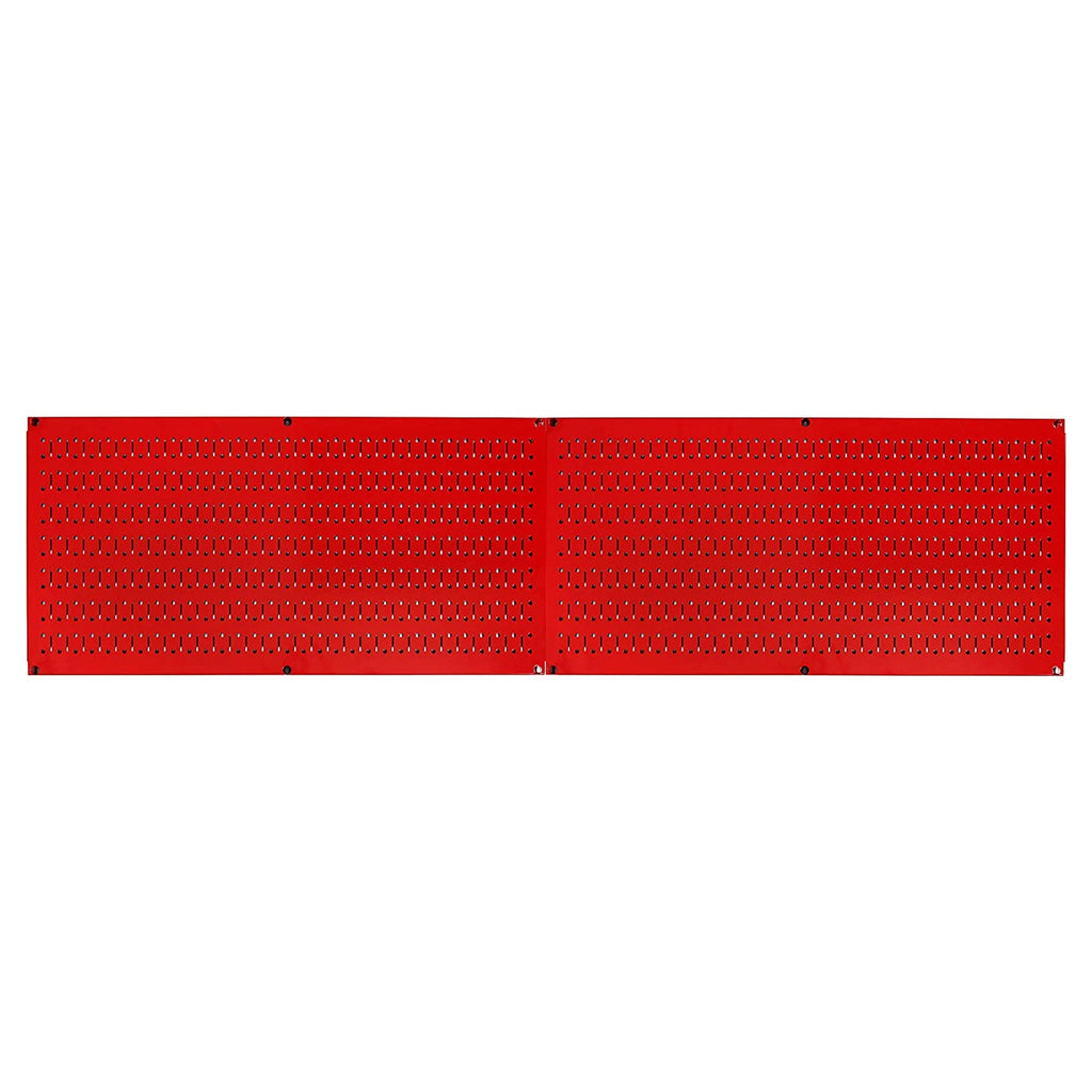 Wall Control 32" x 16" Horizontal Pegboard Garage Tool Organizer, Red (2 Pack)-Hardware | Hardware Accessories | Tool Storage & Organization | Tool Organizer Liners & Inserts-Grease Monkey Garage