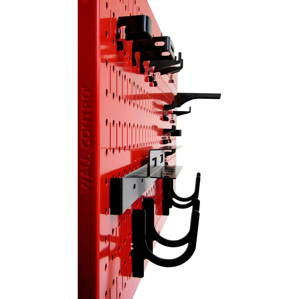 Wall Control 32" x 16" Horizontal Pegboard Garage Tool Organizer, Red (2 Pack)-Hardware | Hardware Accessories | Tool Storage & Organization | Tool Organizer Liners & Inserts-Grease Monkey Garage