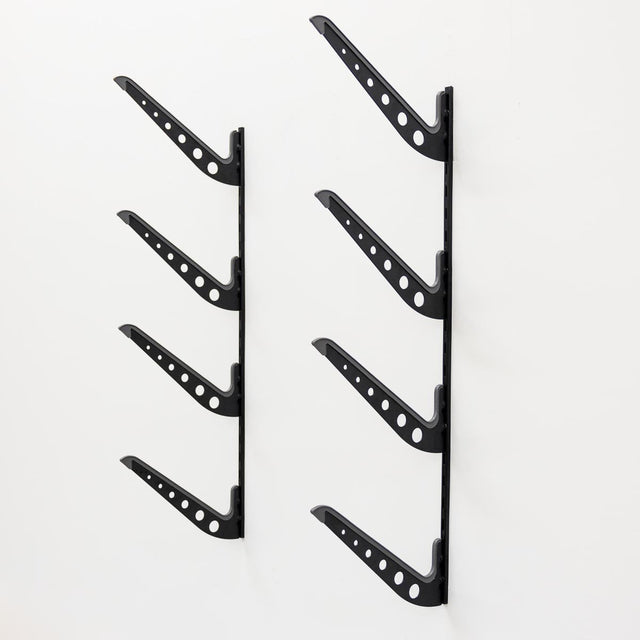 XSR Adjustable Wall Rack | Multi-Use | 4 Levels | Black-Wall Mounted-Grease Monkey Garage