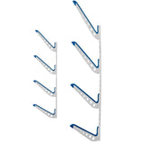 XSR Adjustable Wall Rack | Multi-Use | 4 Levels | White-Wall Mounted-Grease Monkey Garage
