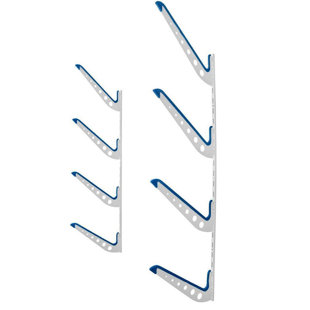 XSR Adjustable Wall Rack | Multi-Use | 4 Levels | White-Wall Mounted-Grease Monkey Garage