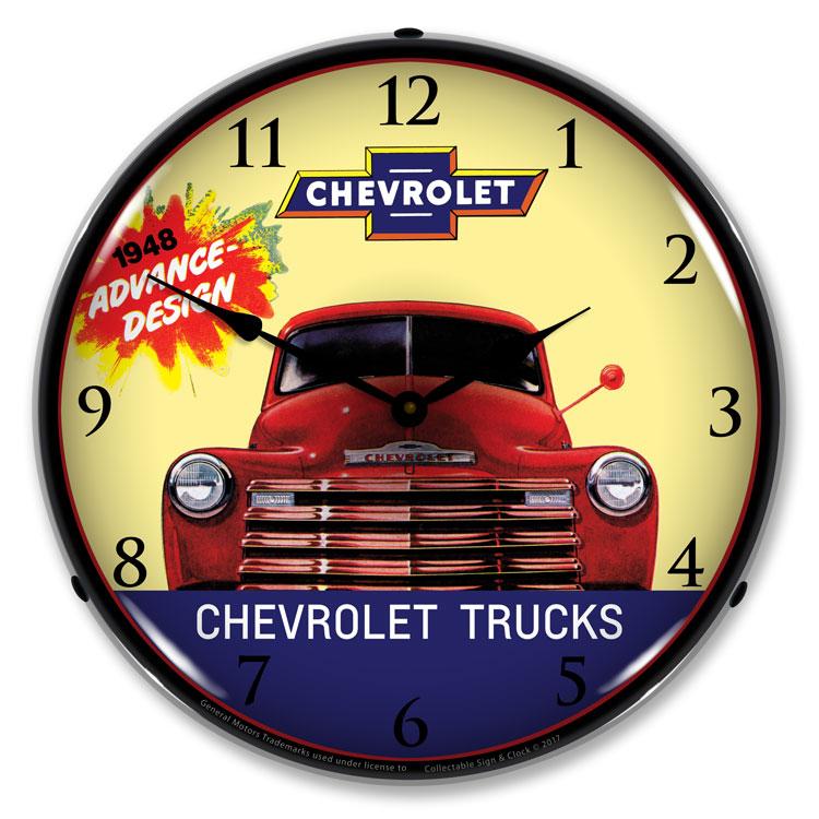 1948 Chevrolet Truck LED Clock-LED Clocks-Grease Monkey Garage