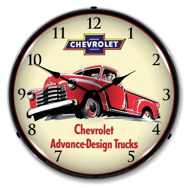 1953 Chevrolet Truck Backlit LED Clock-LED Clocks-Grease Monkey Garage