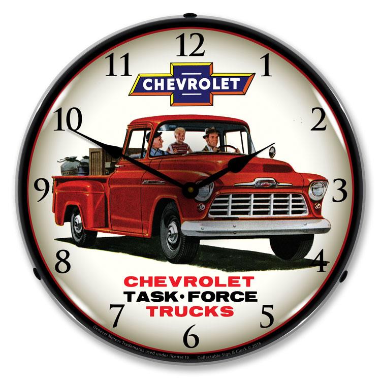 1956 Chevrolet Truck LED Clock-LED Clocks-Grease Monkey Garage