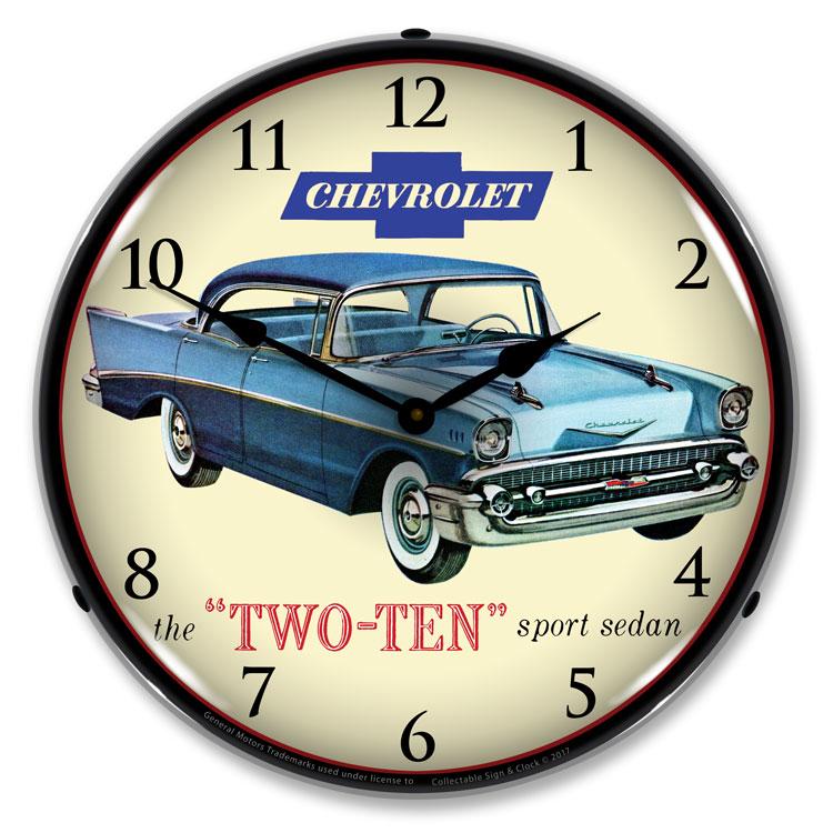 1957 Chevrolet Two Ten LED Clock-LED Clocks-Grease Monkey Garage
